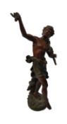 AFTER CHARLES LEVY - COLD PAINTED SPELTER FIGURE