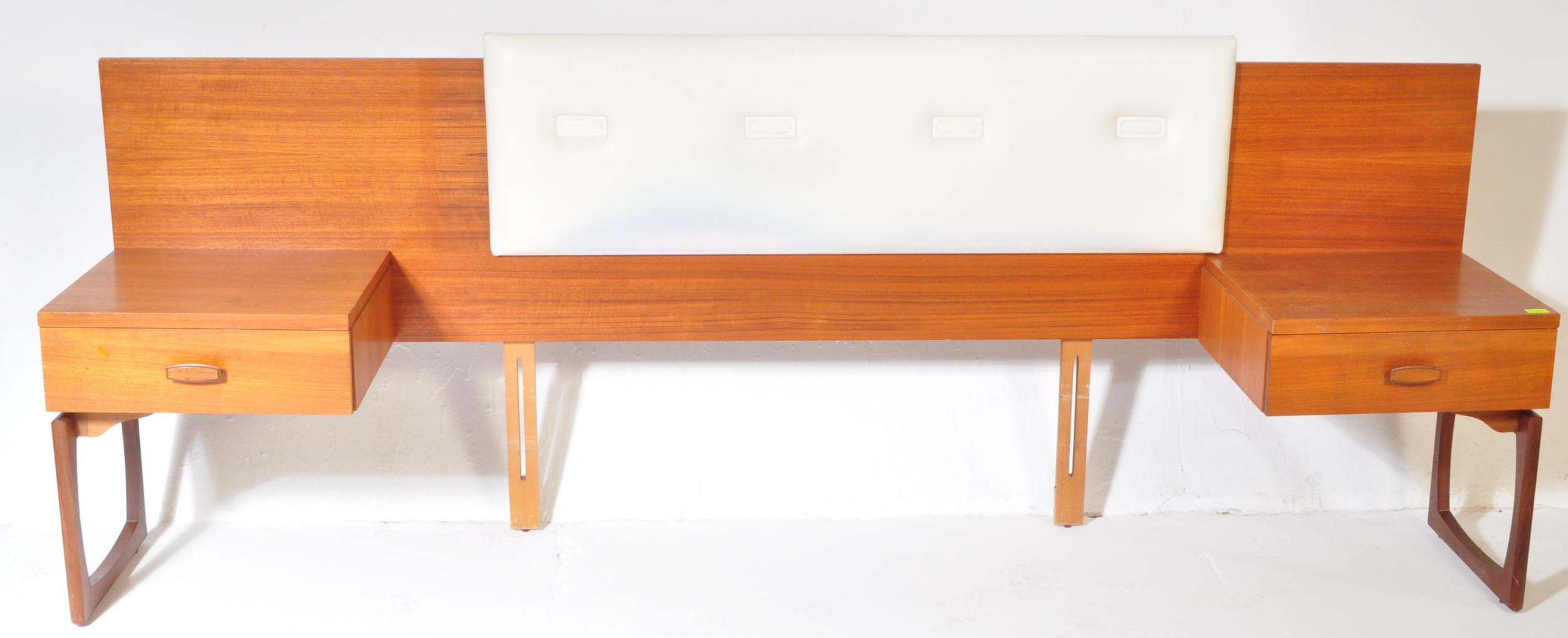 G PLAN - QUADRILLE - MID 20TH CENTURY TEAK HEADBOARD - Bild 2 aus 7