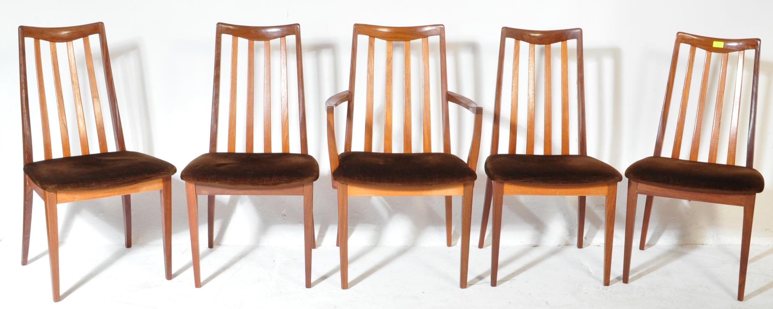 VICTOR B WILKINS 20TH CENTURY G-PLAN TEAK WOOD DINING CHAIRS - Bild 2 aus 5