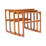 G-PLAN QUADRILLE TEAK WOOD NEST OF GRADUATING TABLES