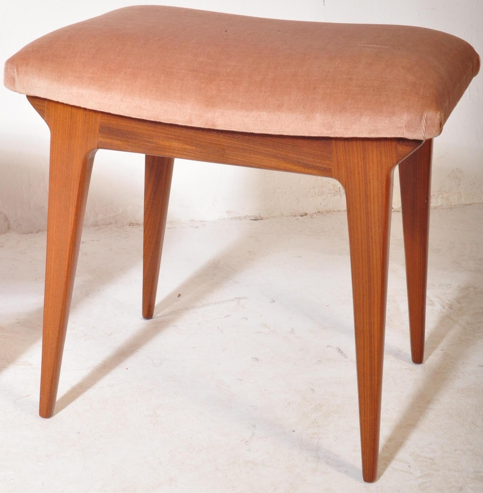 VICTOR B WILKINS - G PLAN FRESCO - RETRO TEAK STOOL & OTHERS - Image 4 of 8