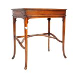 VINTAGE 20TH CENTURY MAHOGANY BUREAU WRITING TABLE