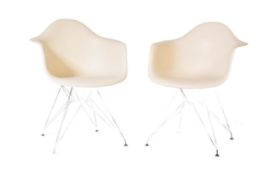 CHARLES & RAY EAMES - VITRA - PAIR OF MID 20TH CENTURY ARMCHAIRS