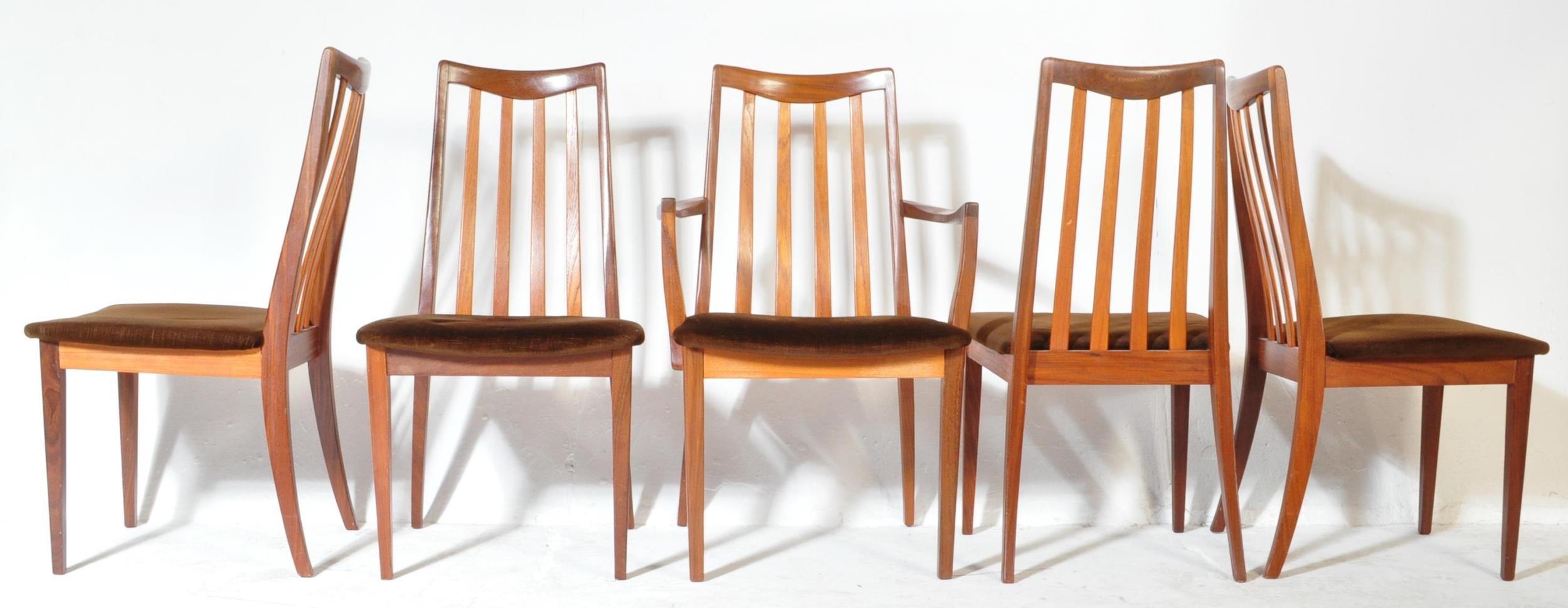 VICTOR B WILKINS 20TH CENTURY G-PLAN TEAK WOOD DINING CHAIRS - Bild 3 aus 5