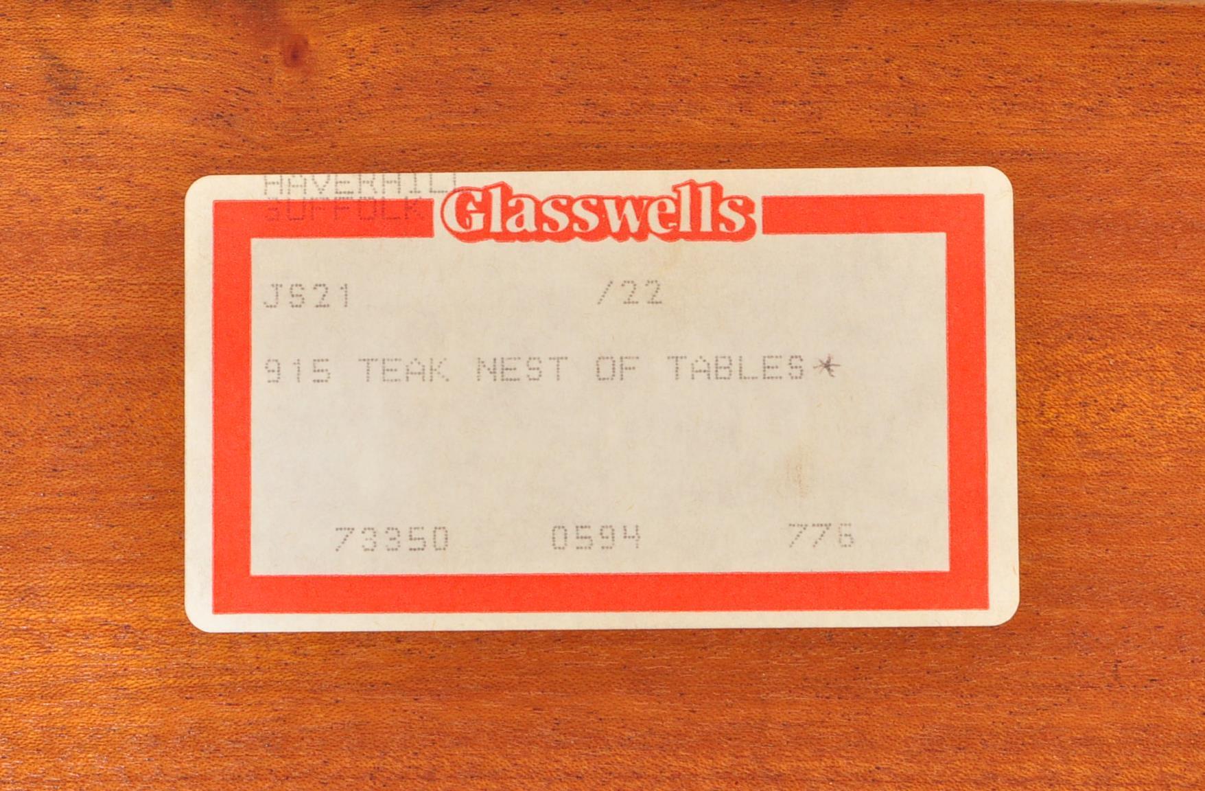 1960S G PLAN QUADRILLE TEAK NEST OF TABLES - Image 3 of 3