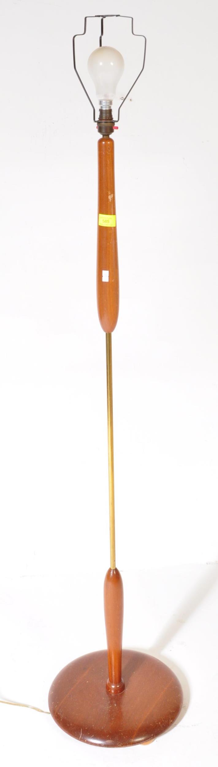 RETRO VINTAGE DANISH INSPIRED TEAK FLOOR STANDARD LAMP - Image 2 of 4