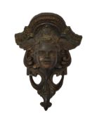 20TH CENTURY BRONZED EFFECT CORBEL CLOCK BRACKET