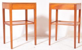 REMPLOY - PAIR OF MID 20TH CENTURY CIRCA 1960S BEDSIDE TABLES