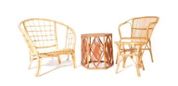 MANNER OF FRANCO ALBINI - COLLECTION OF BAMBOO FURNITURE