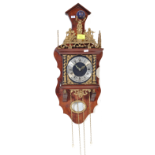 20TH CENTURY REPRODUCTION DUTCH WALL CLOCK