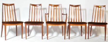 VICTOR B WILKINS 20TH CENTURY G-PLAN TEAK WOOD DINING CHAIRS