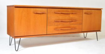 A RETRO VINTAGE MID 20TH CENTURY TEAK SIDEBOARD