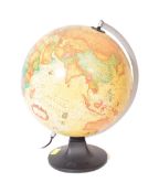 VINTAGE 20TH CENTURY ILLUMINATING DESK TOP GLOBE