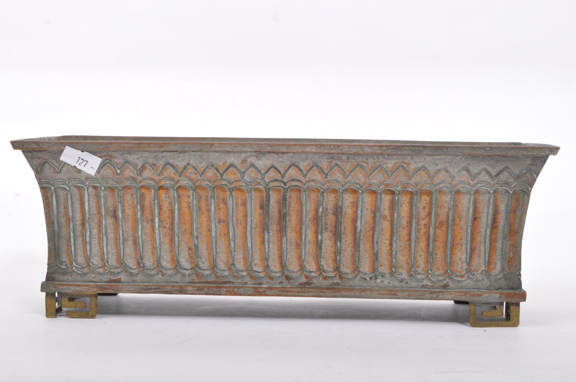 19TH CENTURY COPPER FLOWER PLANTER - Image 2 of 6