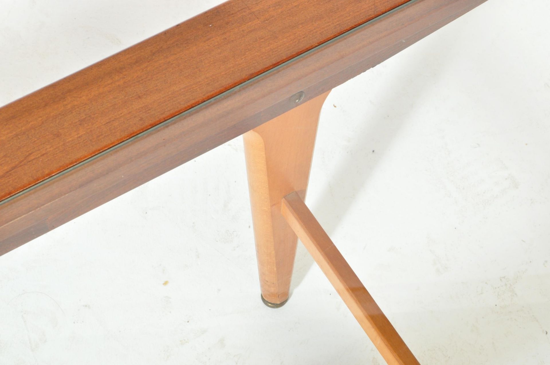 BRITISH MODERN DESIGN - MID CENTURY TEAK WOOD COFFEE TABLE - Image 5 of 5