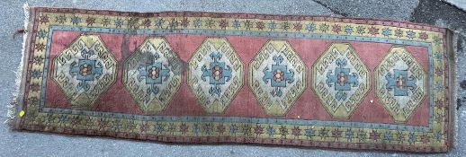 VINTAGE TURKISH ISLAMIC FLOOR RUG