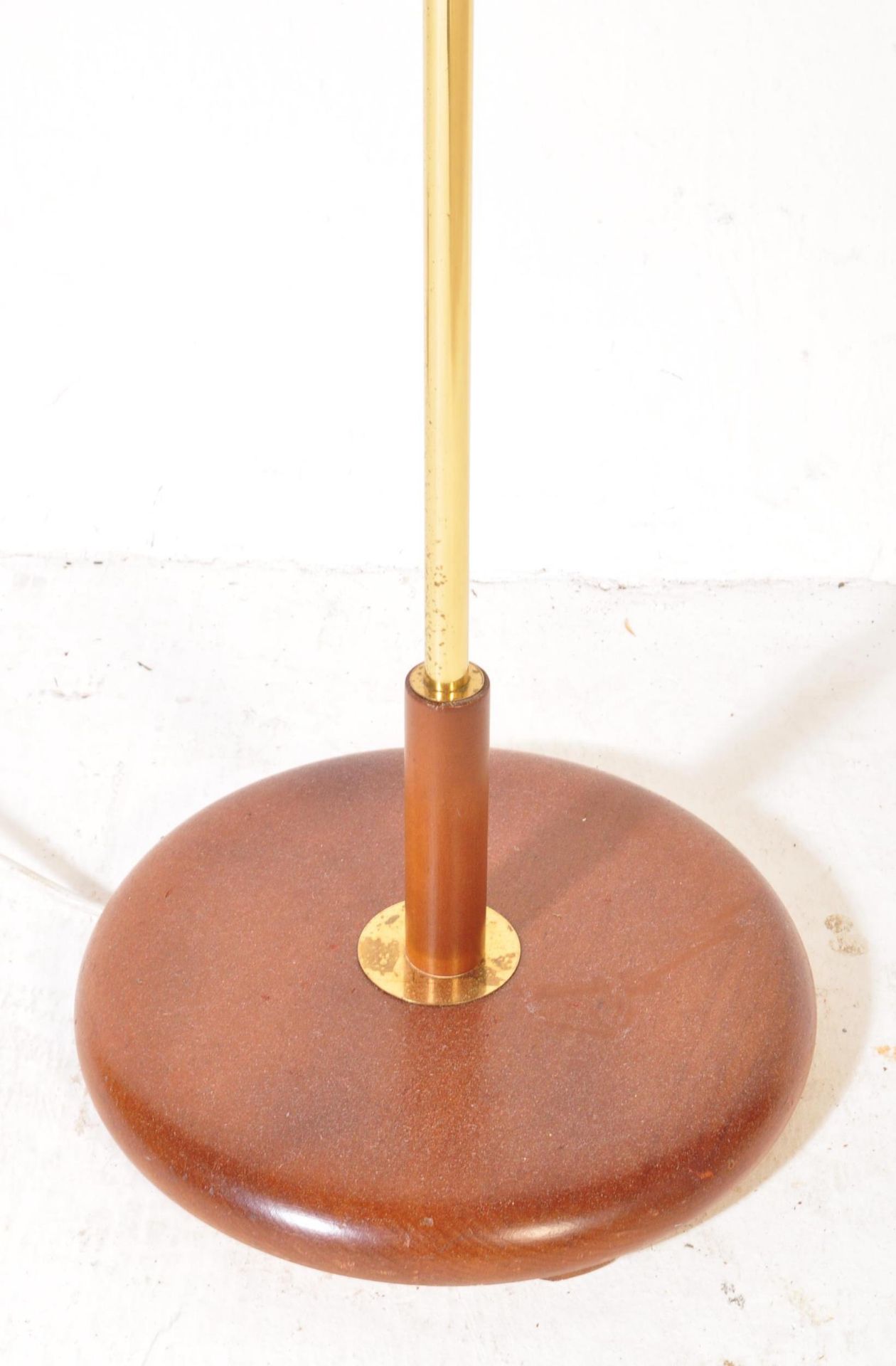 RETRO MID CENTURY DANISH INSPIRED TEAK STANDARD LAMP - Image 4 of 4