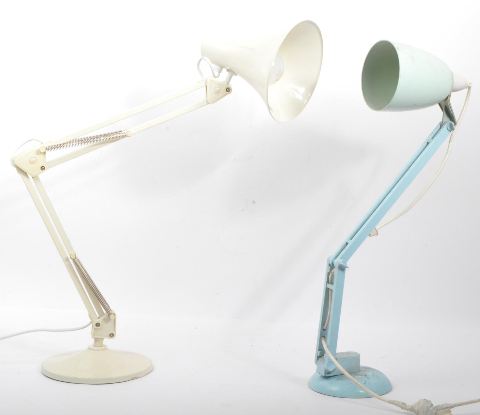 TWO VINTAGE MID CENTURY ANGLEPOISE LAMPS