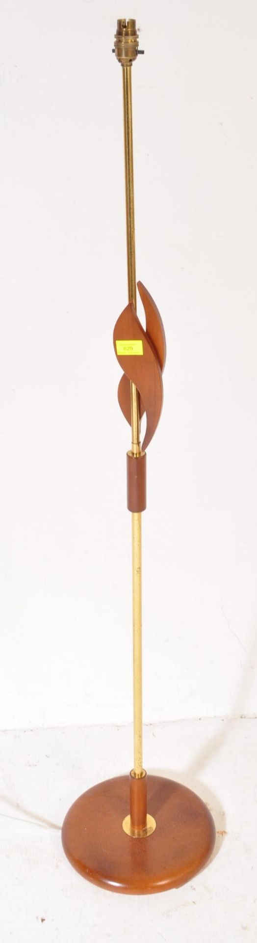 RETRO MID CENTURY DANISH INSPIRED TEAK STANDARD LAMP - Image 2 of 4