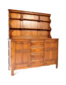 ERCOL GOLDEN DAWN ELM DRESSER - MID 20TH CENTURY