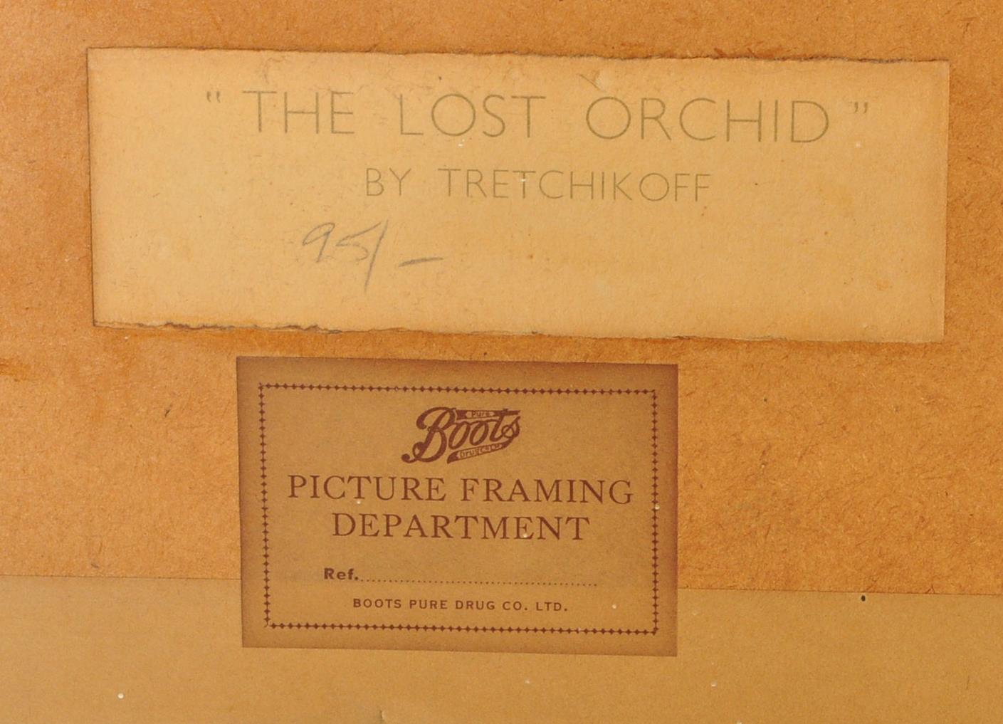 AFTER TRETCGHIKOFF - THE LOST ORCHID - RETRO PRINT - Image 4 of 5