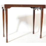 A 1940'S OAK FOLDING GALLERY TRAY TOP EDGE COACHING TABLE