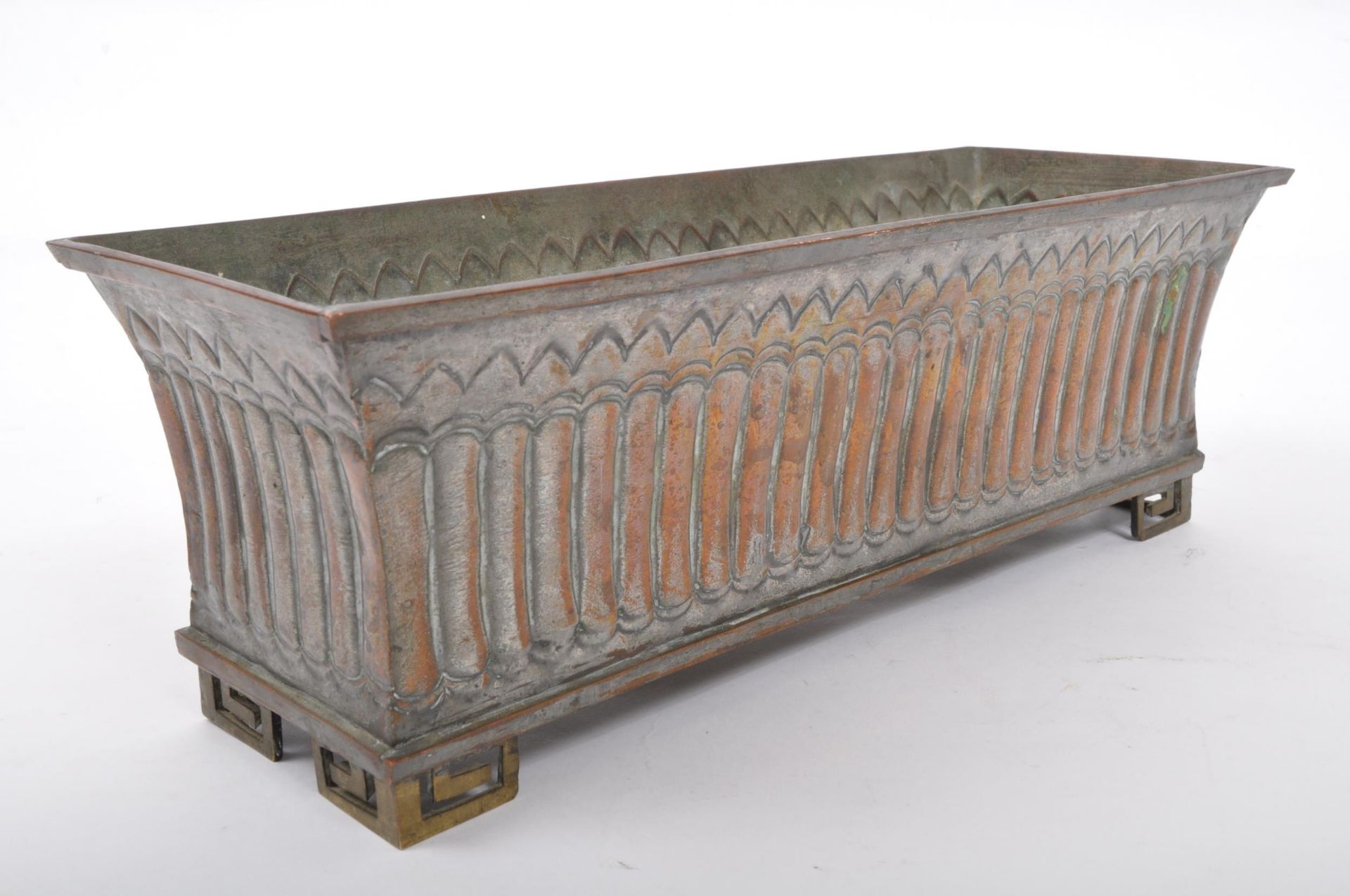 19TH CENTURY COPPER FLOWER PLANTER - Image 3 of 6