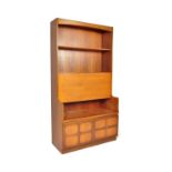 NATHAN SQUARES PATTERN UPRIGHT DISPLAY CABINET HIGHBOARD