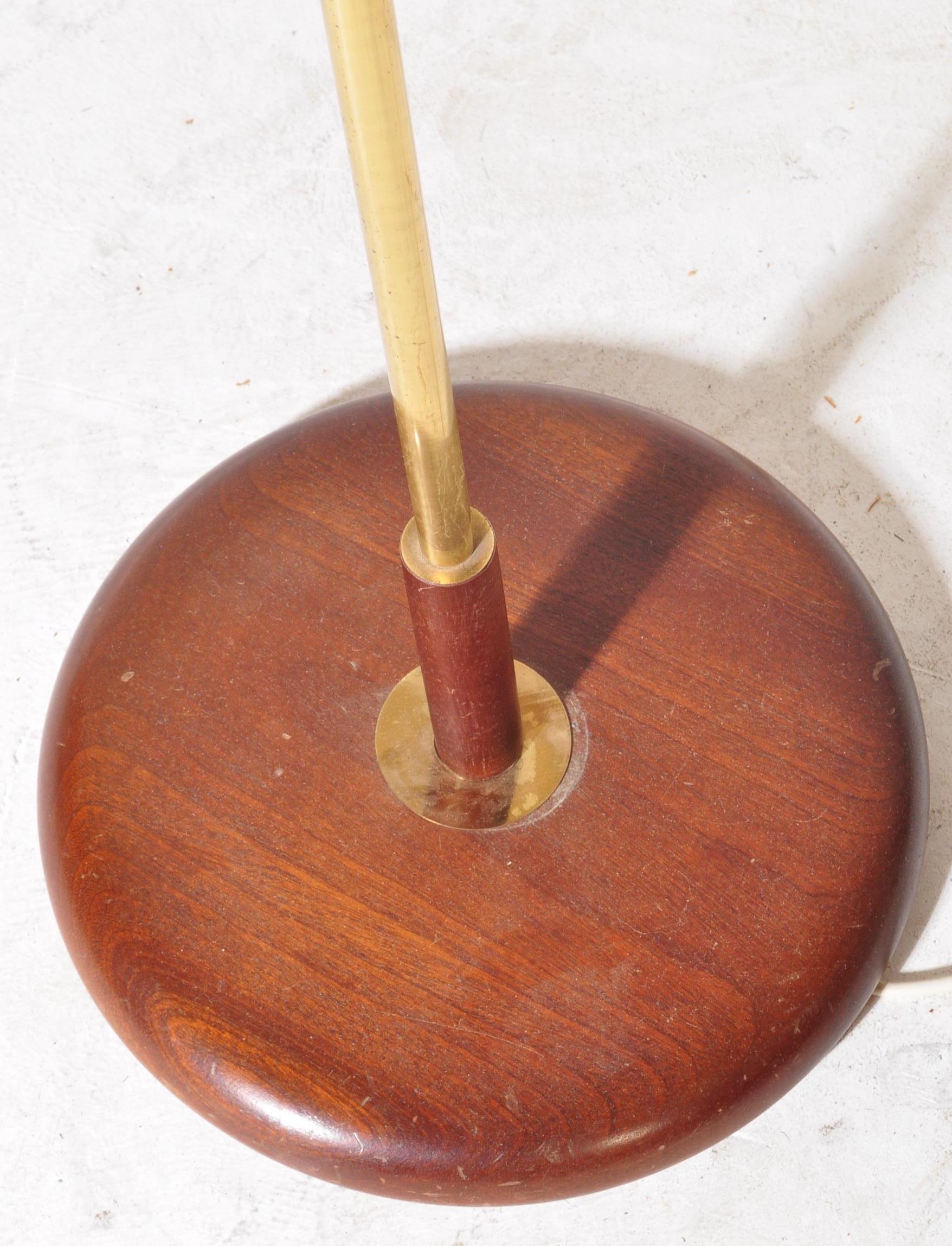 RETRO VINTAGE DANISH INSPIRED TEAK FLOOR STANDARD LAMP - Image 3 of 3