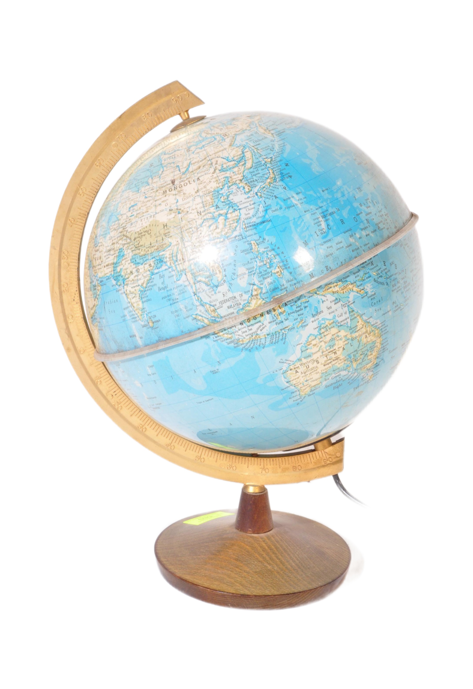 RETRO VINTAGE PHILIPS GLOBE ILLUMINATED DESK GLOBE