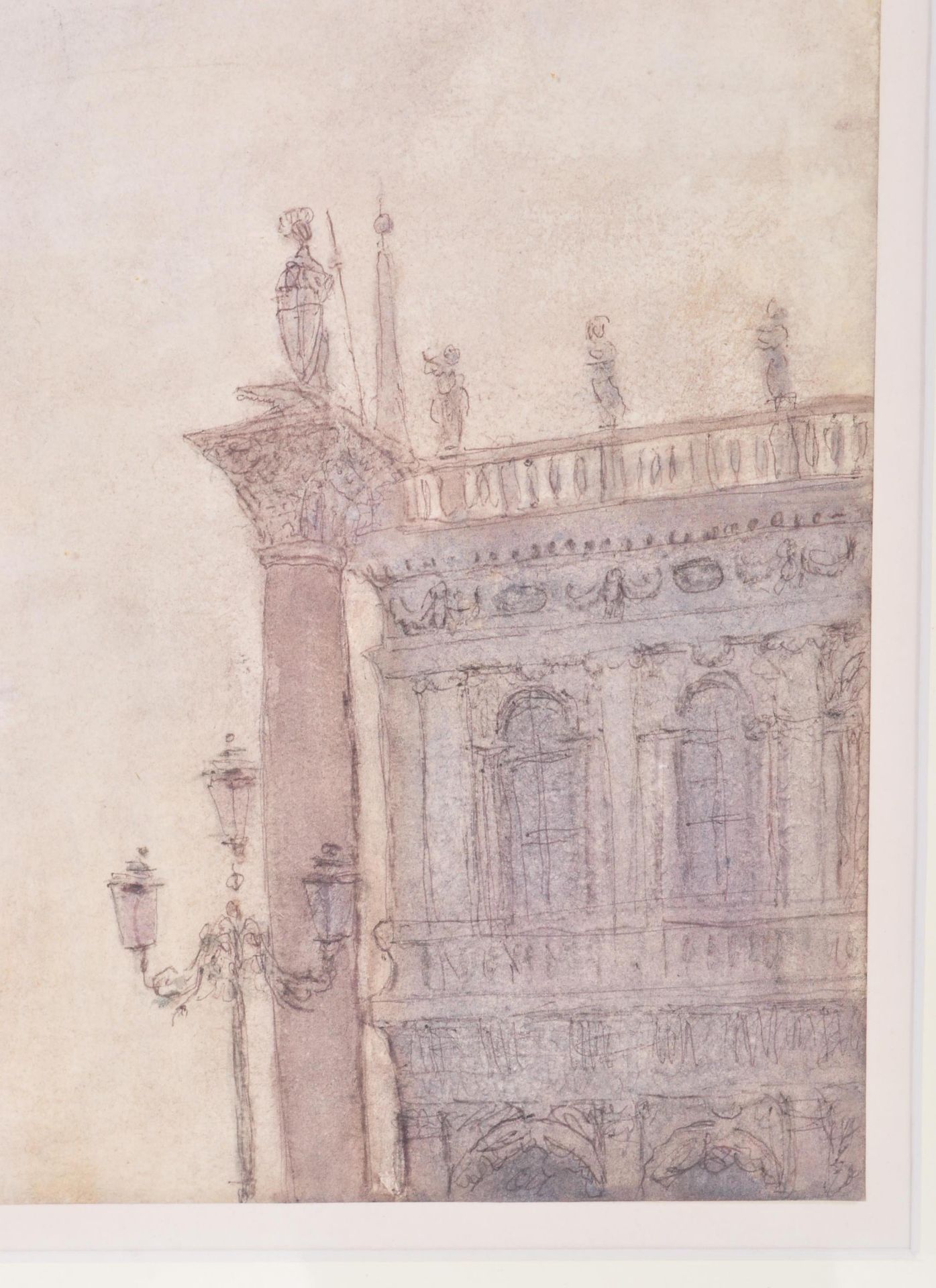 BRIAN ROBB (1913-1979) - WATERCOLOUR - SANSOVINO LIBRARY - Image 3 of 5