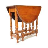 EARLY 20TH CENTURY OAK SUTHERLAND GATE LEG TABLE