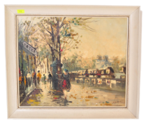 MID 20TH CENTURY PARISIAN OIL ON CANVAS PAINTING