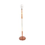 RETRO VINTAGE DANISH INSPIRED TEAK FLOOR STANDARD LAMP