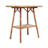 VICTORIAN AESTHETICIS MOVEMENT BAMBOO HALL / OCCASIONAL TABLE