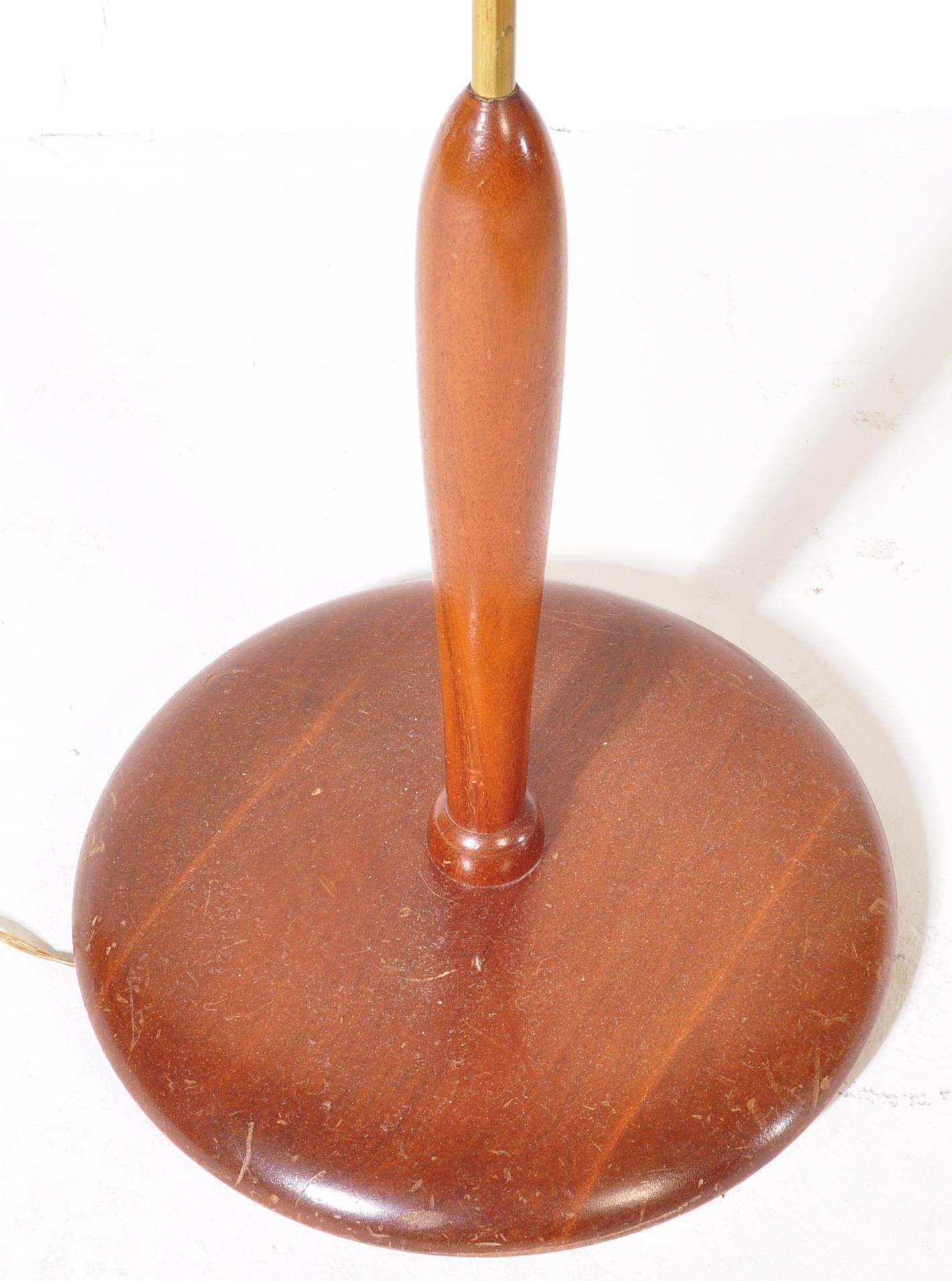 RETRO VINTAGE DANISH INSPIRED TEAK FLOOR STANDARD LAMP - Image 3 of 4