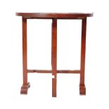 20TH CENTURY 1950S CHINESE HARDWOOD FOLDING TABLE