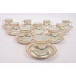 VICTORIAN POINTON'S BONE CHINA COFFEE SET