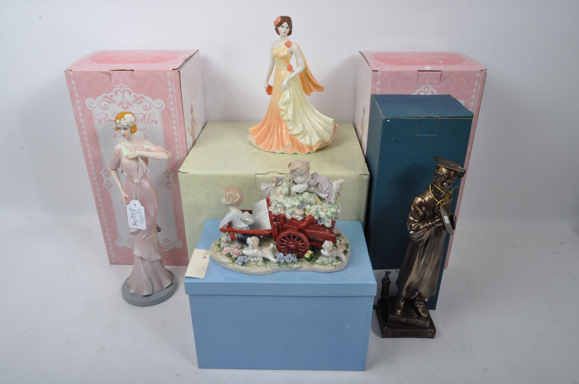 COLLECTION OF NOS BOXED LADY FIGURINES
