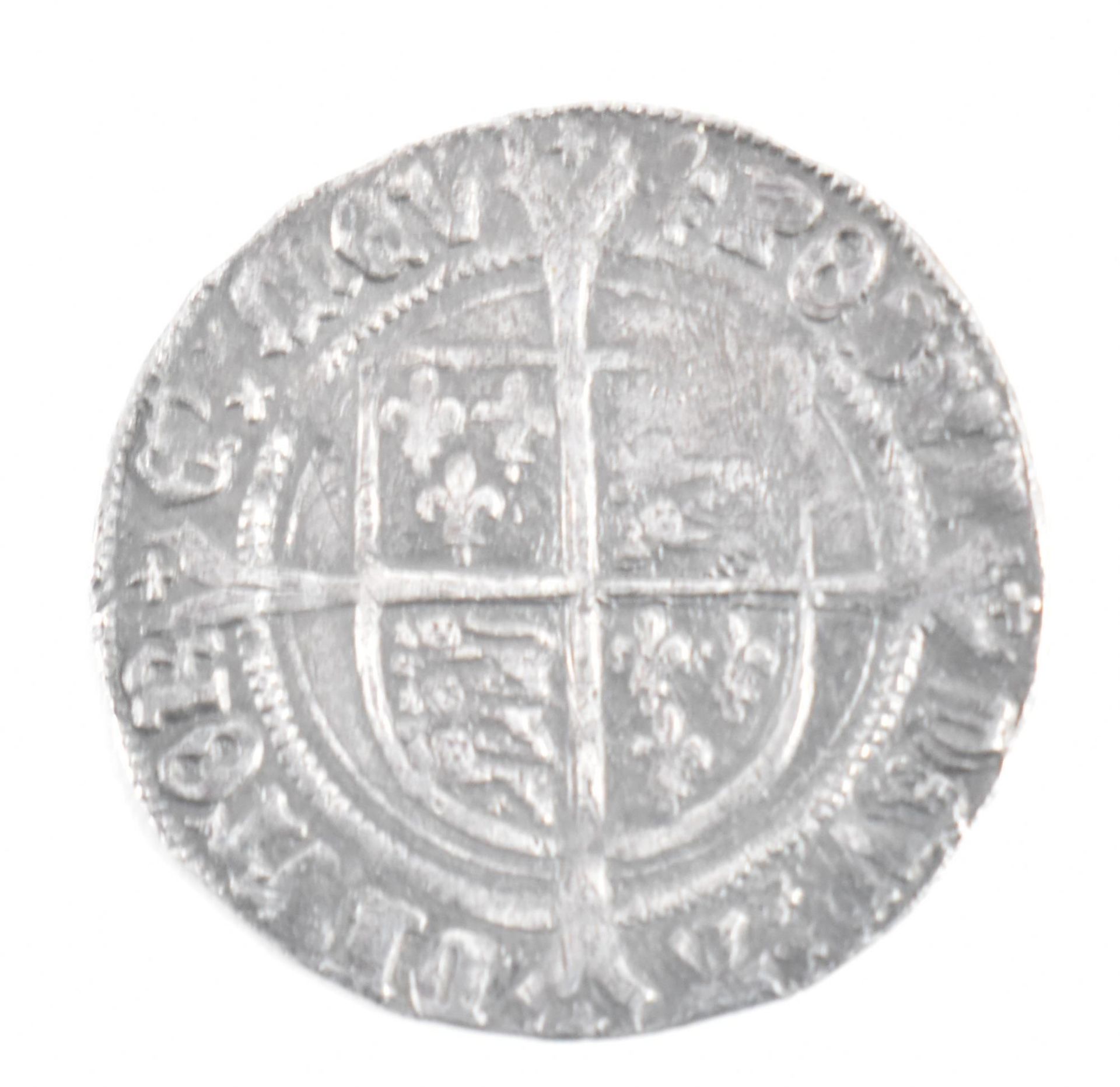 16TH CENTURY HENRY VIII SILVER GROAT COIN - Bild 2 aus 3