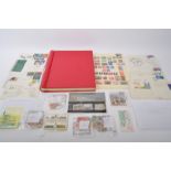 VICTORIAN & LATER UK STAMP ALBUM - TO INCLUDE PENNY REDS