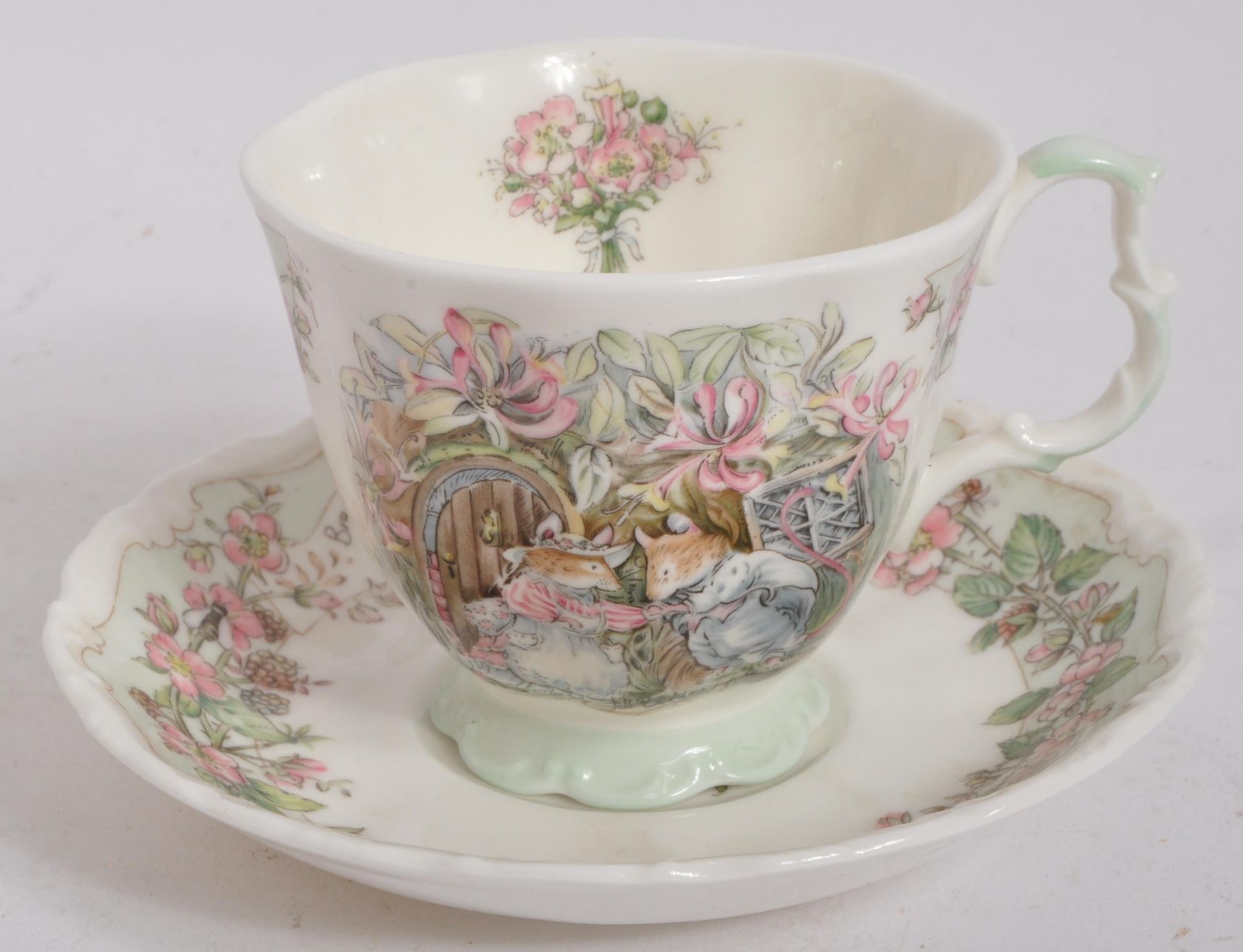 ROYAL DOULTON - JILL BARKLEM 1983 - FOUR CUPS & SAUCERS SEASONS - Image 5 of 8