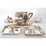 LARGE COLLECTION OF VINTAGE SILVER PLATED ITEMS