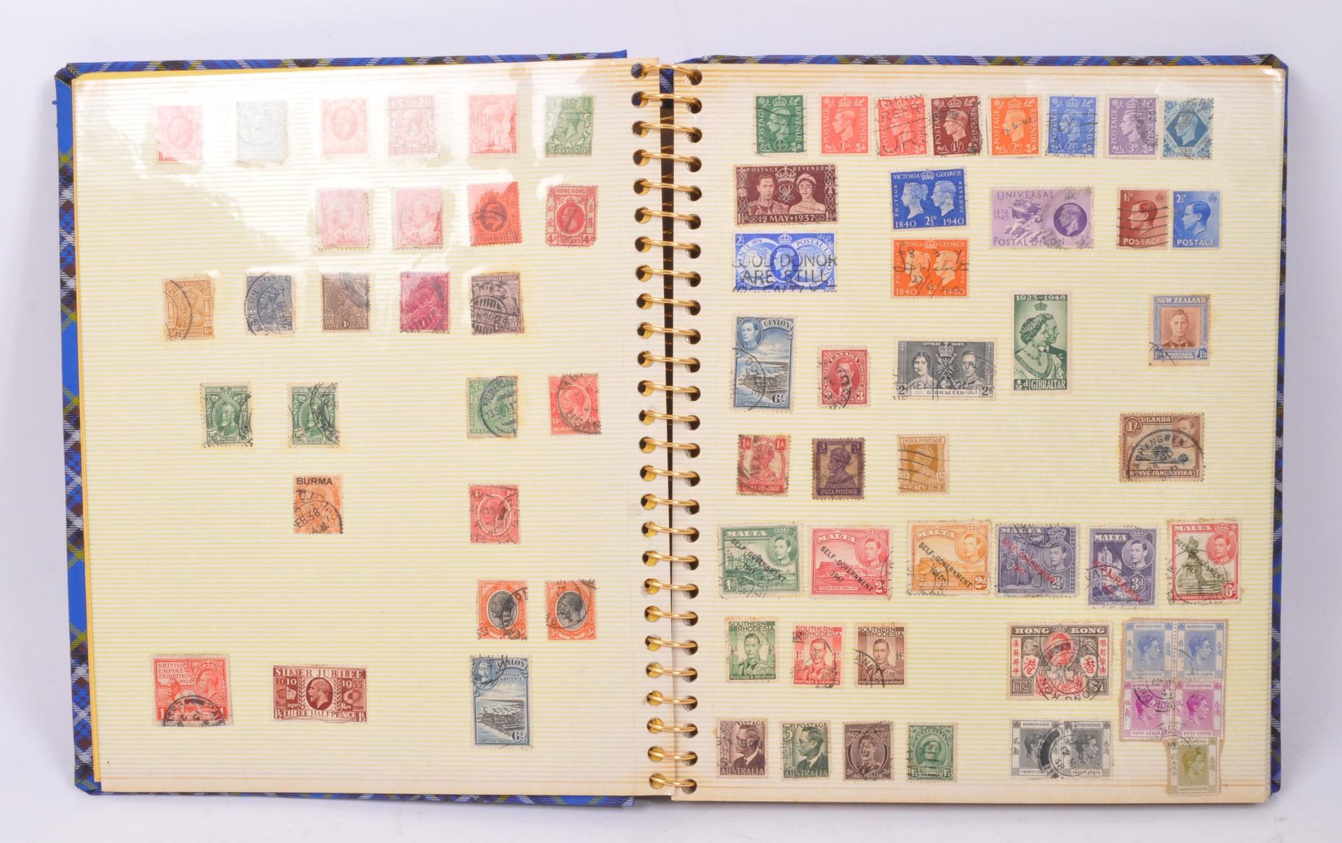 ASSORTMENT OF STAMPS & CROWN COINS - Image 4 of 5