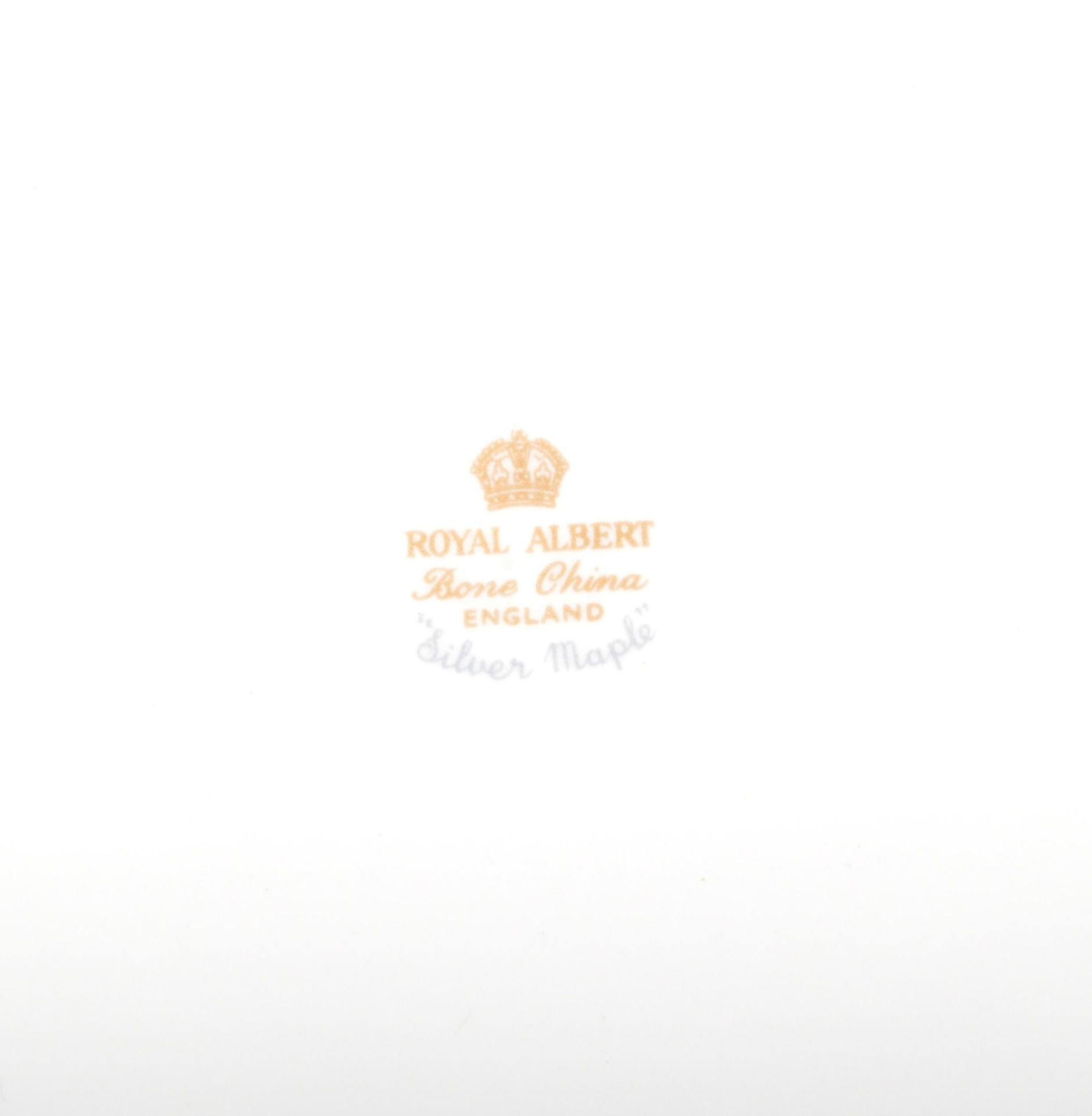 VINTAGE ROYAL ALBERT FINE BONE CHINA 'SILVER MAPLE' TEA SERVICE - Bild 8 aus 8
