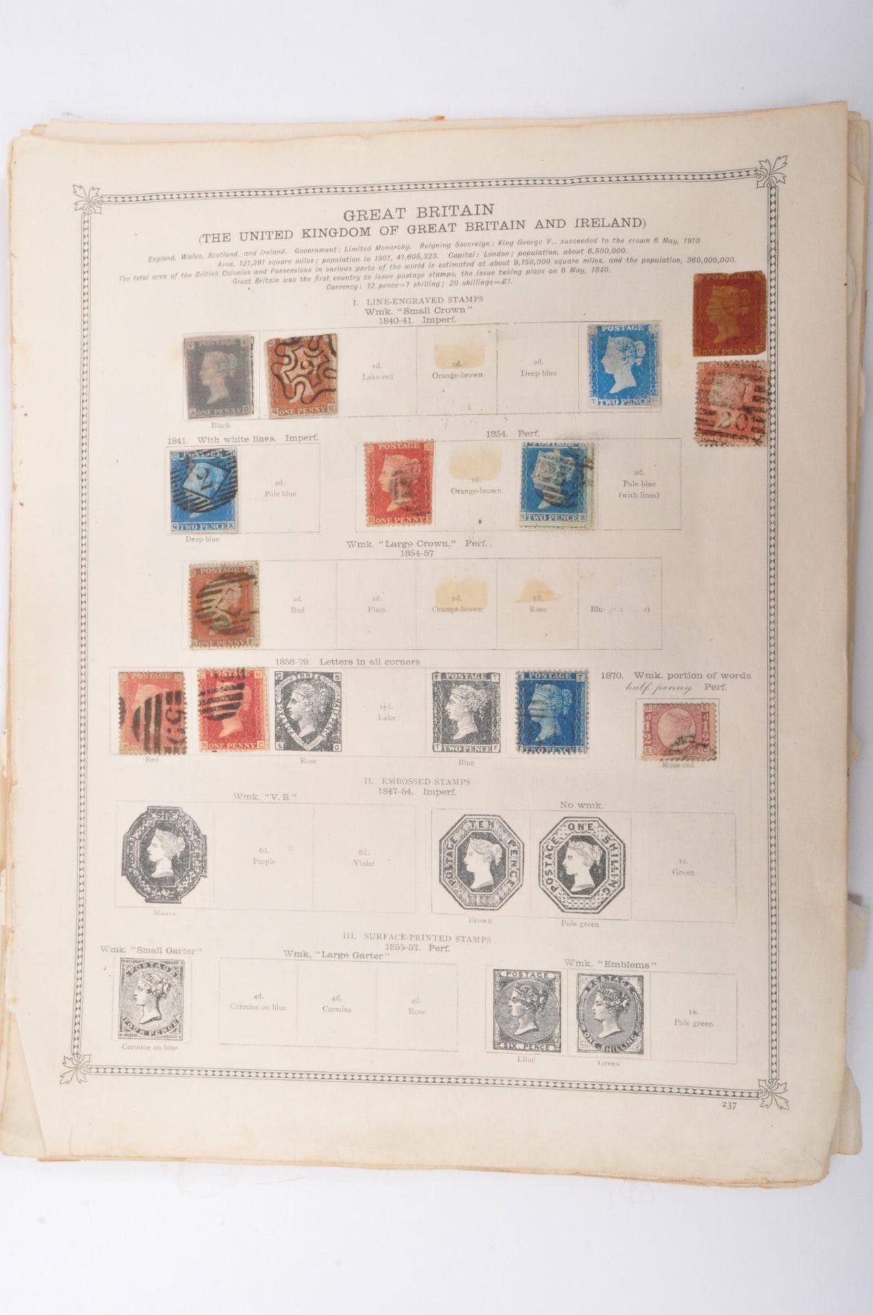 OLD WORLD STAMP COLLECTION - Image 3 of 7