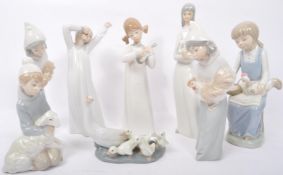 COLLECTION OF CIRCA 1970S SPANISH LLADRO FIGURINES