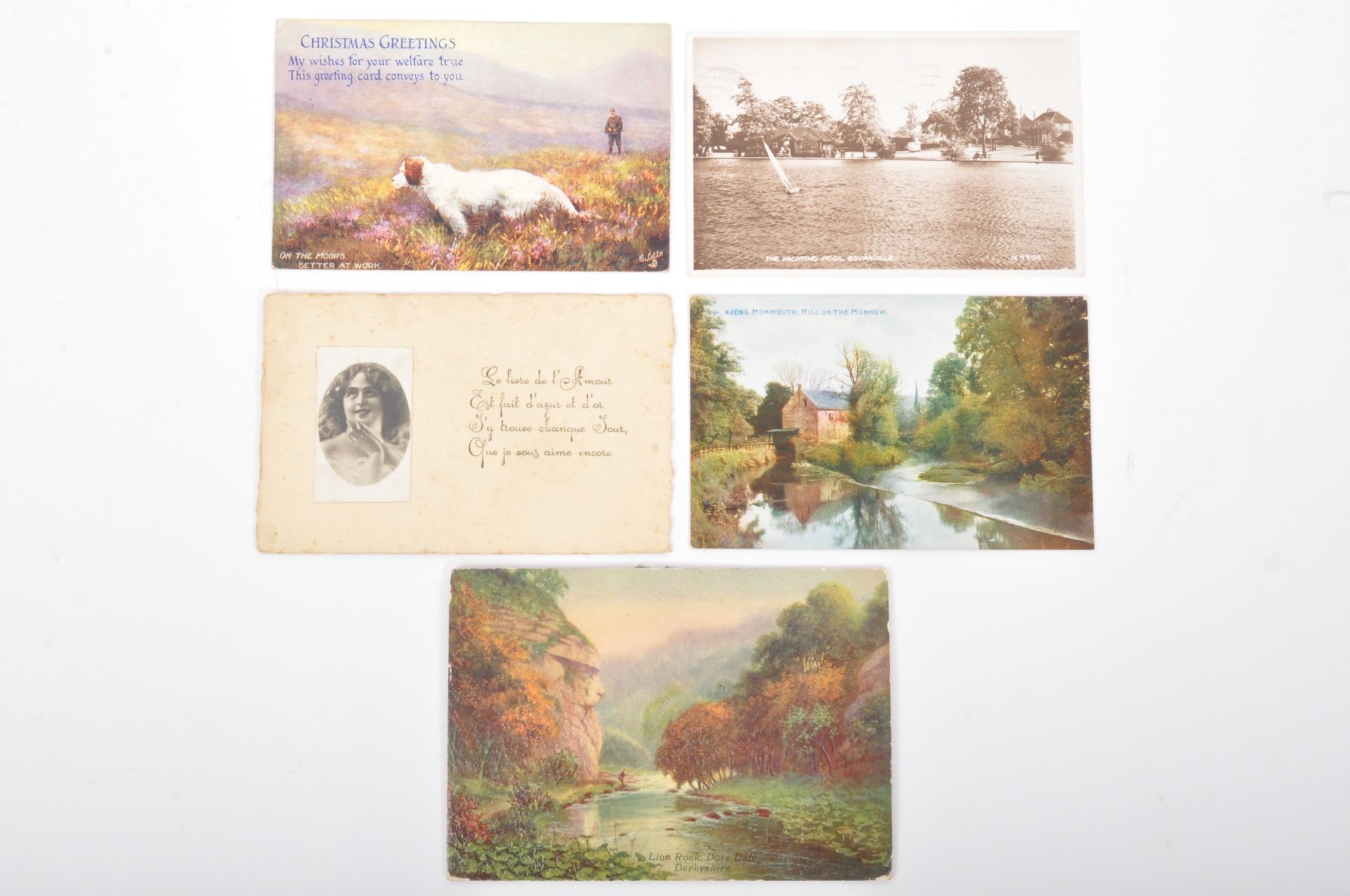 COLLECTION OF 20TH CENTURY FAMILY ACCUMULATED POSTCARDS