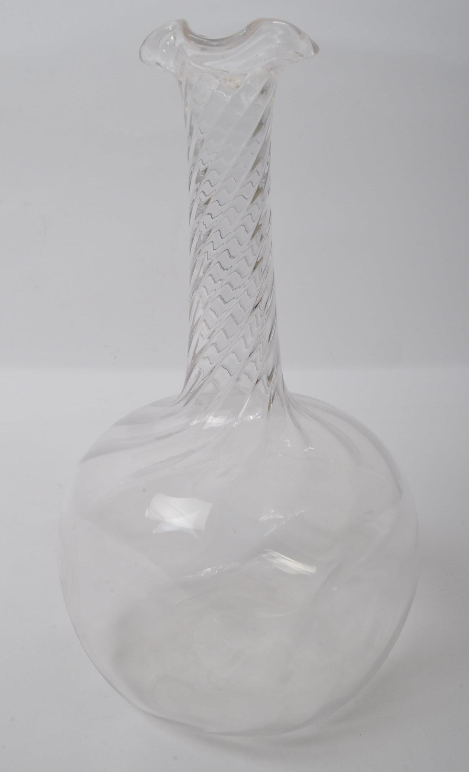 EIGHT LARGE VINTAGE CUT GLASS DECANTERS - Image 3 of 6