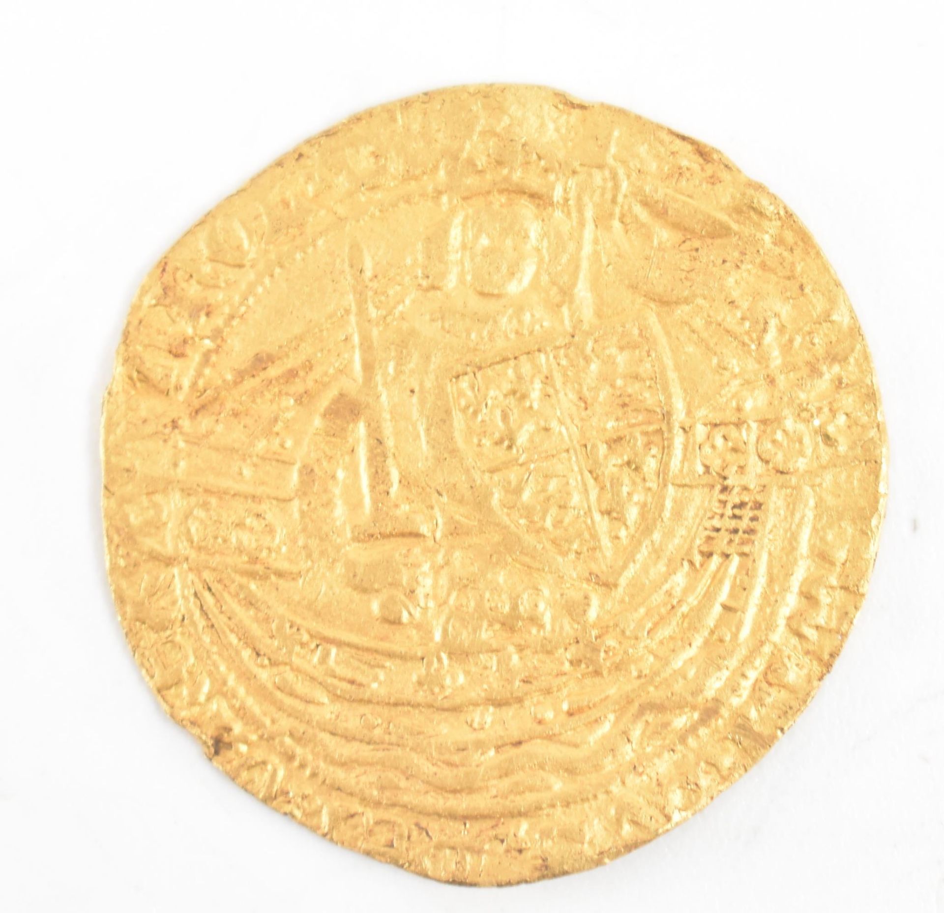 EDWARD III 14TH CENTURY GOLD HALF NOBLE BULLION COIN